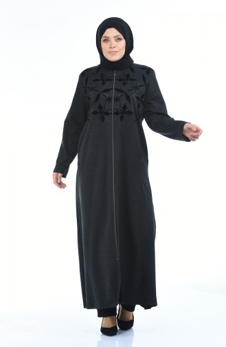 Anthracite Abaya 8002-04