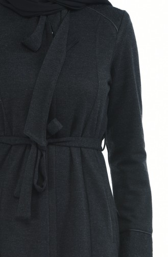 Klöppel detallierte Winterabaya 8204-02 Schwarz 8204-02