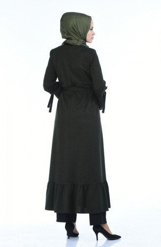 Khaki Abaya 8211-02