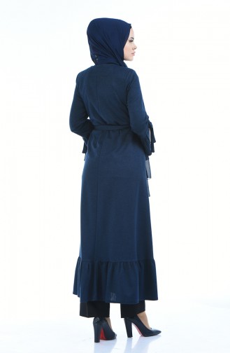 Navy Blue Abaya 8211-03