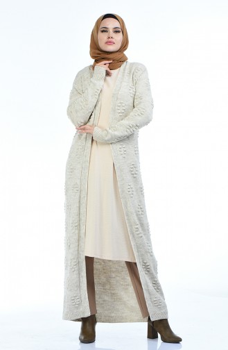 Beige Cardigans 0932-01