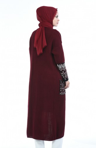 Claret Red Cardigans 0938-07