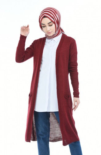 Claret red Vest 1073-04