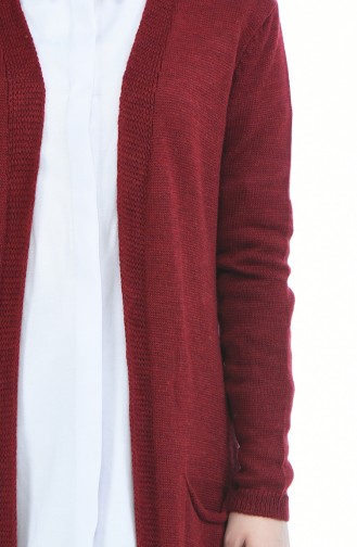 Claret Red Cardigans 1073-04