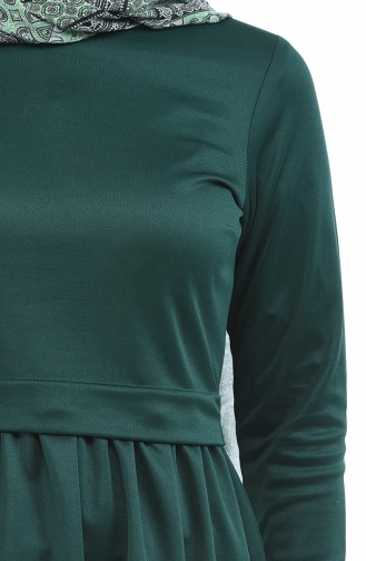 Tunik Pantolon İkili Takım 2253-01 Zümrüt Yeşili