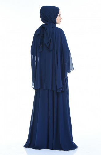 Robe de Soirée 2001-01 Bleu marine 2001-01