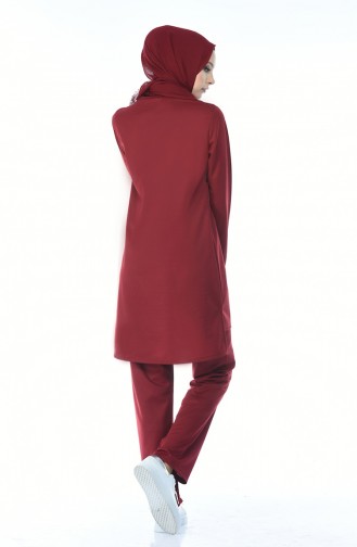 Claret Red Tracksuit 9064-04