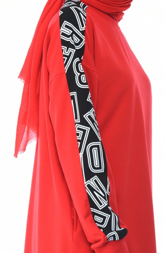 Ensemble Survêtement a Motifs 3476-04 Rouge 3476-04