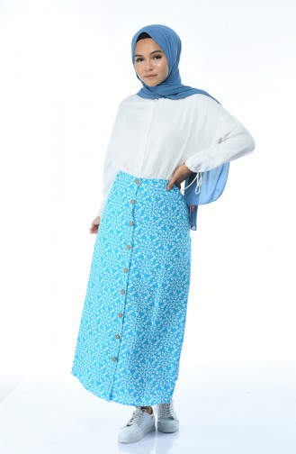 Turquoise Skirt 5319-01
