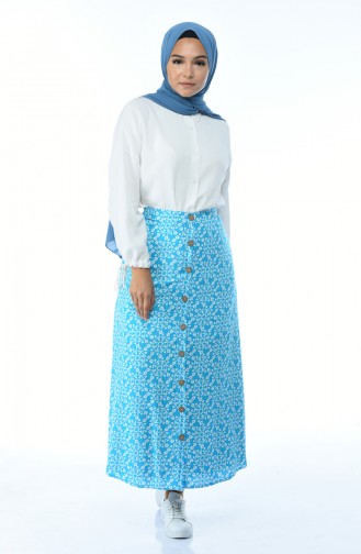 Turquoise Skirt 5319-01