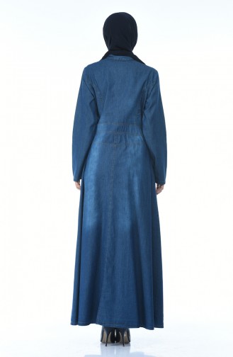 Dunkelblau Abayas 4036-02