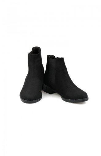 Black Printed Women Shoes 26037-06