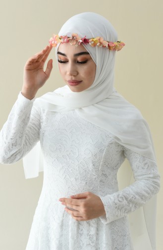 اكسسوارات شعر العروس Renkli 15