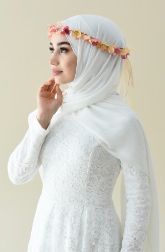 اكسسوارات شعر العروس Renkli 15