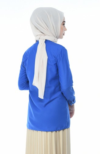 Saxon blue Overhemdblouse 1013-09