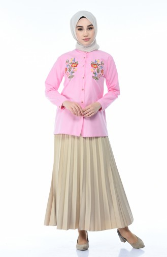 Pink Overhemdblouse 1014-11