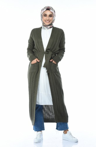 Khaki Strickjacke 1919-03