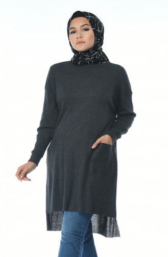 Asimetrik Tunik 4414-02 Antrasit