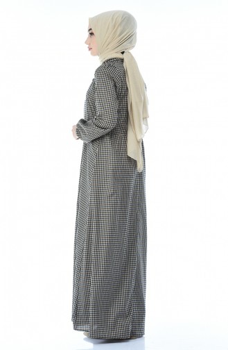 Braun Hijab Kleider 1287-06