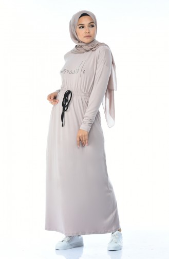 Powder Hijab Dress 0015-02