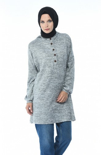 Tunique a Capuche 9073-05 Gris 9073-05