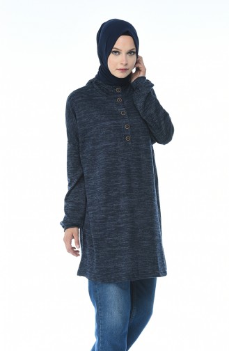 Navy Blue Tuniek 9073-06