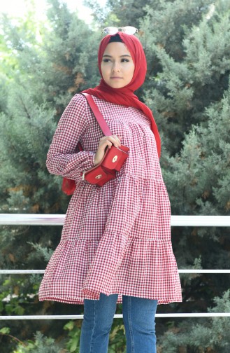 Claret red Tuniek 8007-02