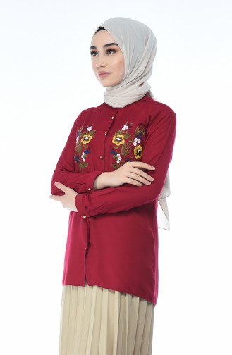 Damson Overhemdblouse 1014-05