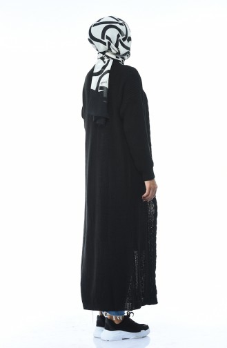Strickmuster Strickjacke   0935-08 Schwarz 0935-08