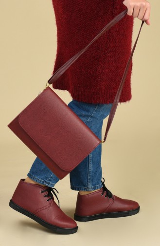 Claret Red Boots-booties 105