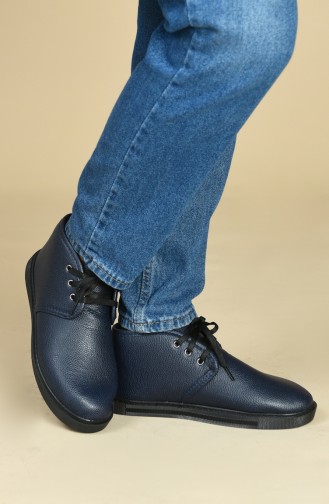 Navy Blue Bot-bootie 106