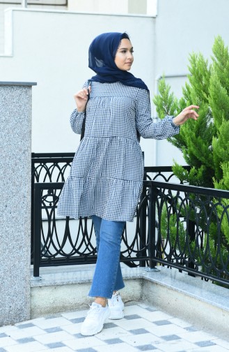 Navy Blue Tuniek 8007-03