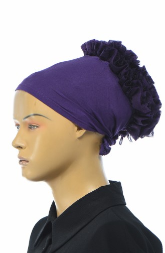 Bonnet a Froufrous 7001-17 Pourpre 7001-17