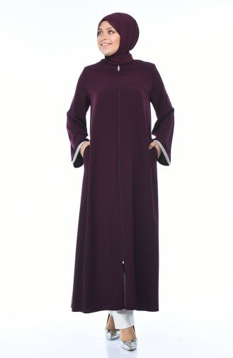 Plum Abaya 0089-02