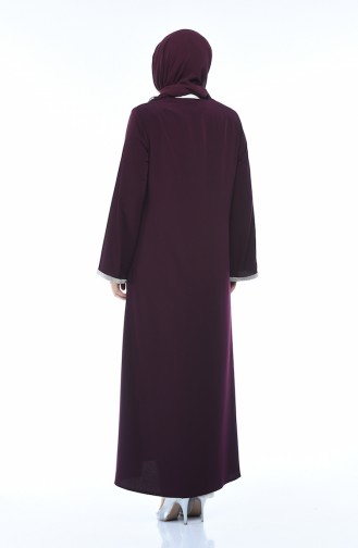 Plum Abaya 0089-02