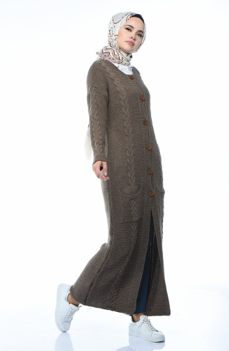 Braun Strickjacke 1917-09