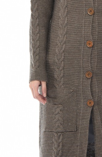 Braun Strickjacke 1917-09