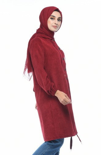 Samt Cape 9065-04 Weinrot 9065-04