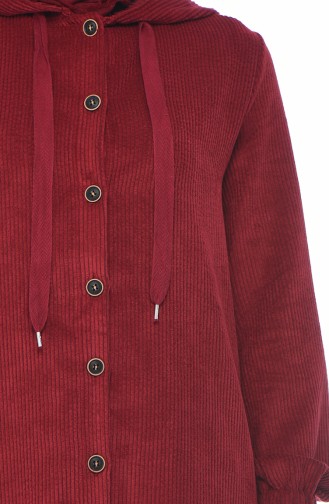 Samt Cape 9065-04 Weinrot 9065-04