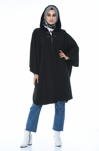 Poncho Manche Chauve Souris 5003-03 Noir 5003-03