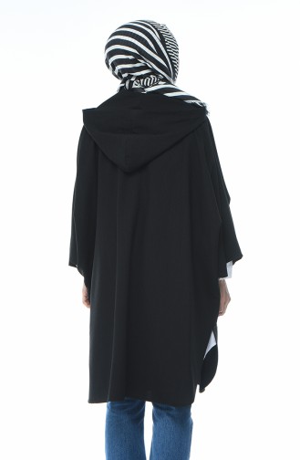 Poncho Manche Chauve Souris 5003-03 Noir 5003-03