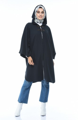 Poncho Manche Chauve Souris 5003A-02 Bleu Marine 5003A-02