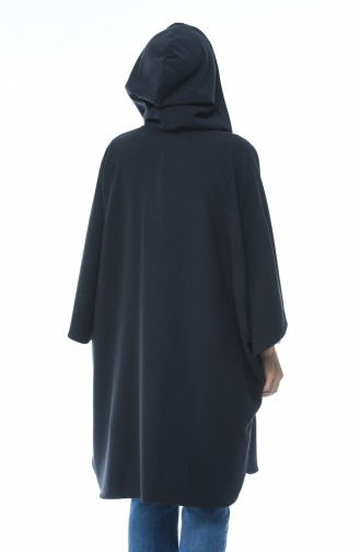 Poncho Manche Chauve Souris 5003A-02 Bleu Marine 5003A-02