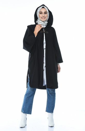 Poncho Manche Chauve Souris 5003B-01 Noir 5003B-01