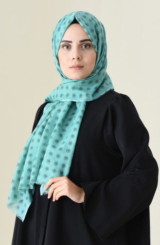 Elmina Châle a Motifs 340-109 Vert 340-109