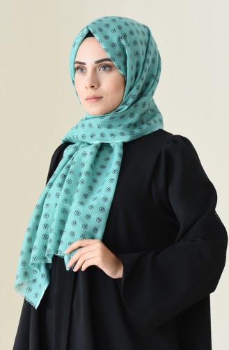 Elmina Châle a Motifs 340-109 Vert 340-109