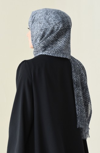 Elmina Châle Coton a Motifs 750-104 Gris 750-104