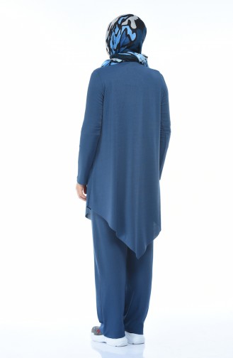 Tunik Pantolon İkili Takım 0094-10 İndigo