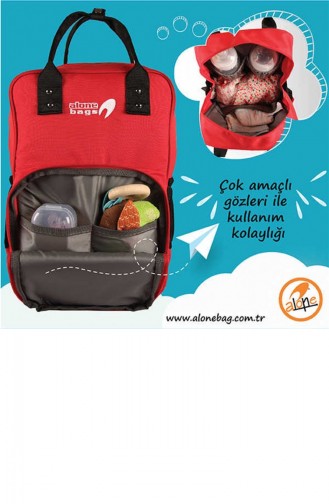 9314 Alone Fuşya Anne Bebek Bakım Çantası
