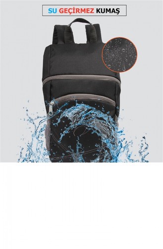 Renkli Rucksack 8560 Gri
